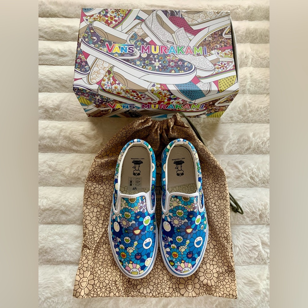 Murakami Blur Flower Vans